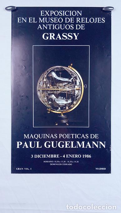 Collectionnisme d'affiches: M&aacute;quinas po&eacute;ticas de Paul Gugelmann. Grassy. Madrid, 1985