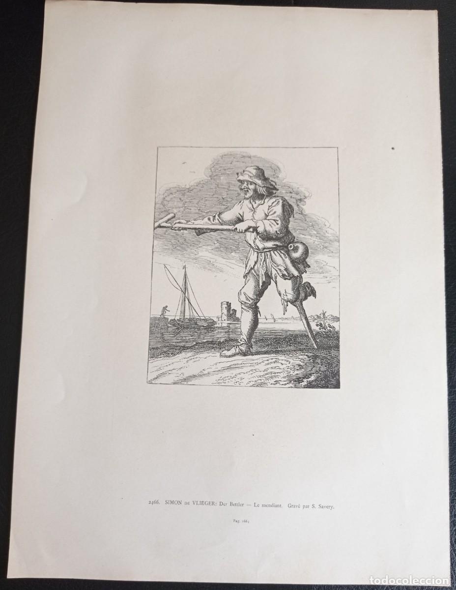Coleccionismo de carteles: EL MENDIGO - SIMON VLIEGER - Foto 2