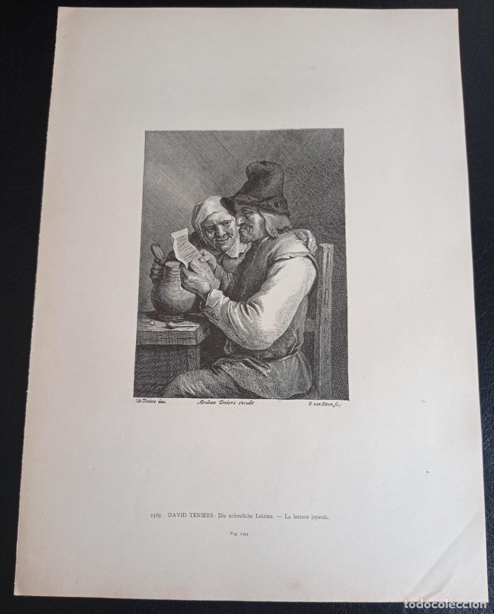 Coleccionismo de carteles: LECTURA ALEGRE - DAVID TENIERS - Foto 2