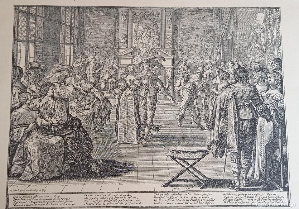 Coleccionismo de carteles: EL BAILE - ABRAHAM DE BOSSE - Foto 1
