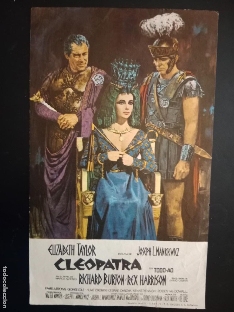 Coleccionismo de carteles: PROGRAMA DE MANO / CARTELERA CINE - CLEOPATRA - TEATRO ALCAZAR - NULES (CASTELLON)