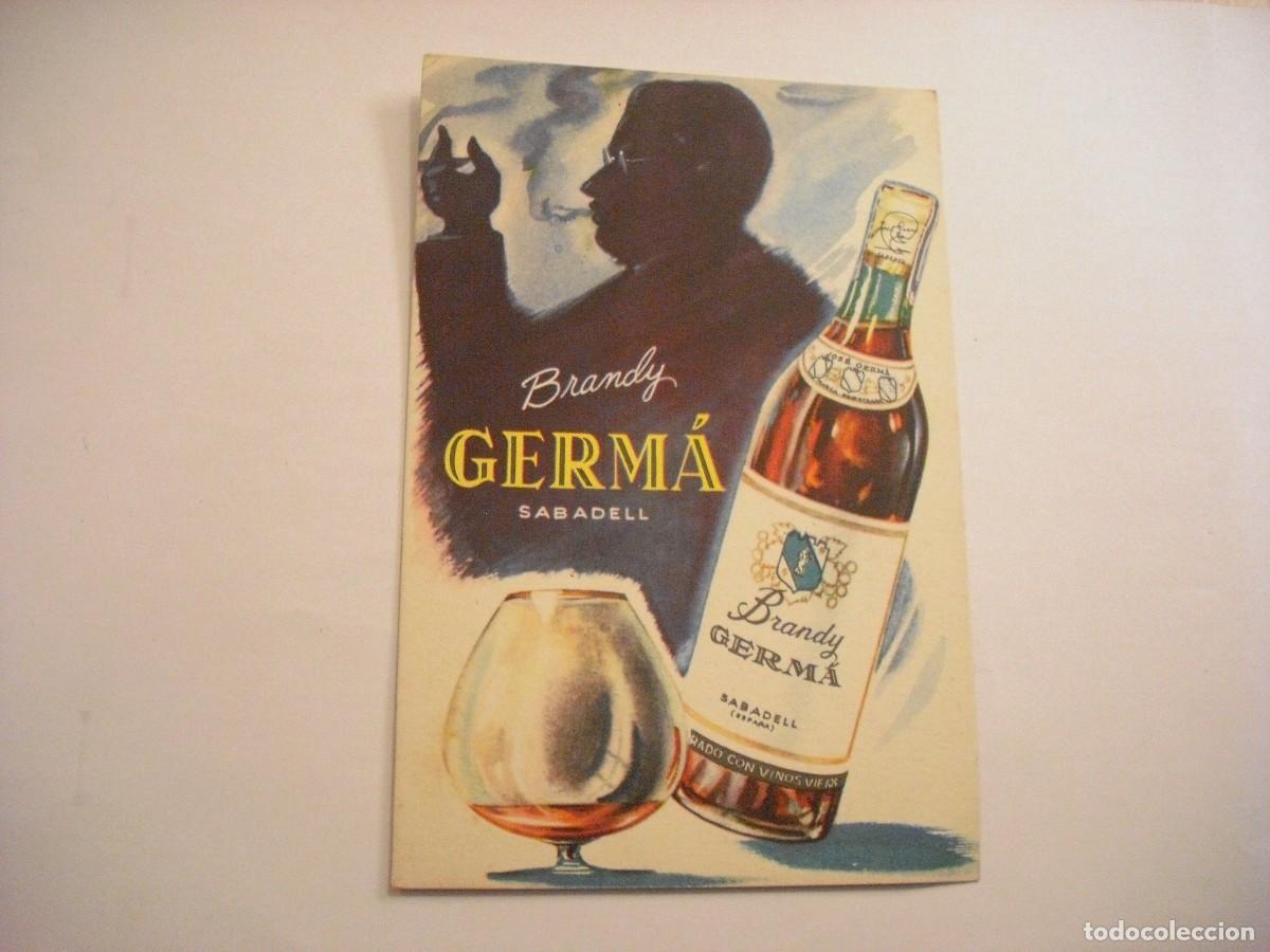 Coleccionismo de carteles: BRANDY GERMA , SABADELL, PUBLICIDAD
