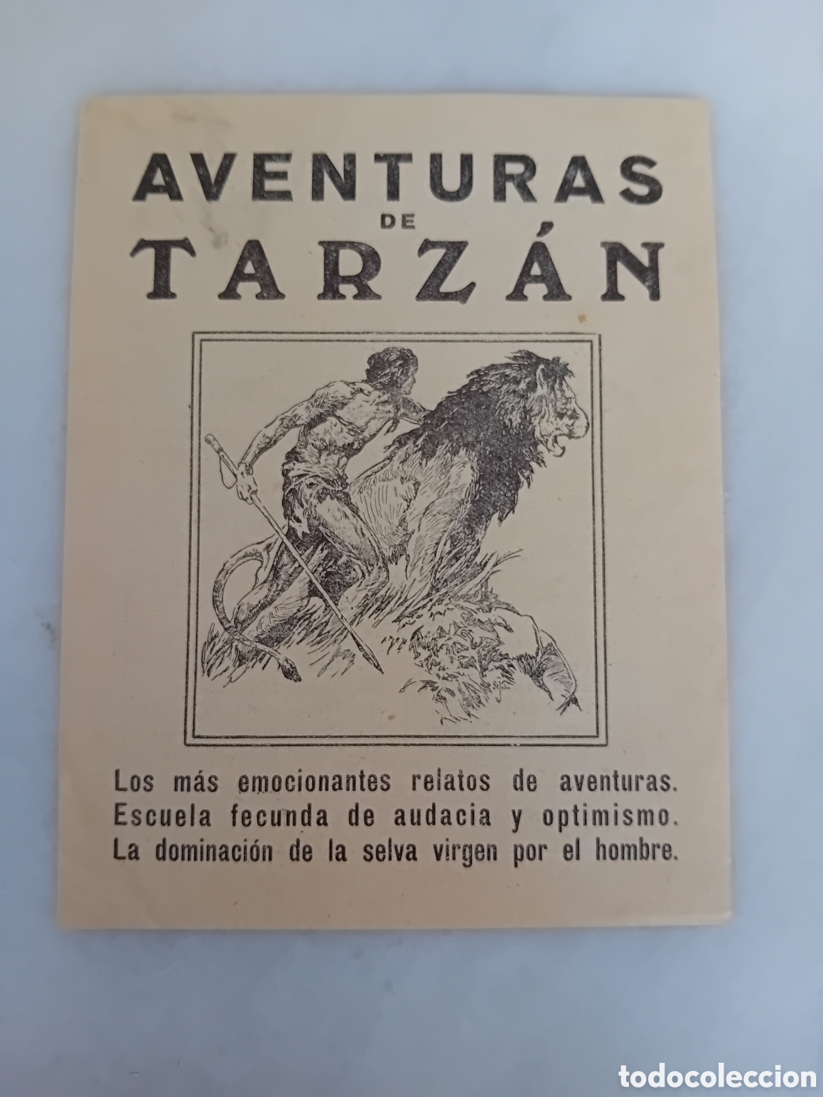 Coleccionismo de carteles: anuncio aventuras de tarzan - Foto 1