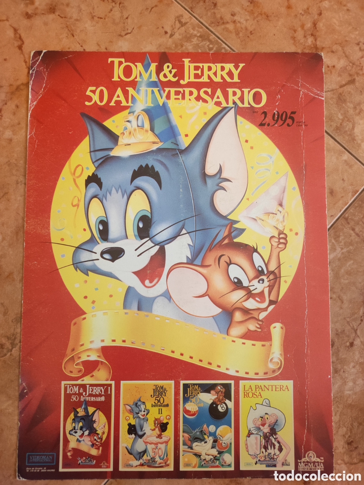 Coleccionismo de carteles: Tom&Jerry 50 aniversario - Foto 1