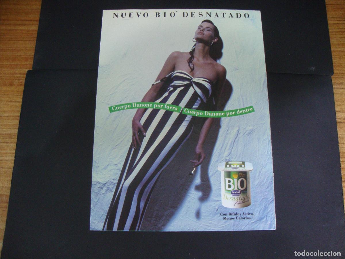 Coleccionismo de carteles: HOJA PUBLICIDAD BIO DE DANONE - Foto 1