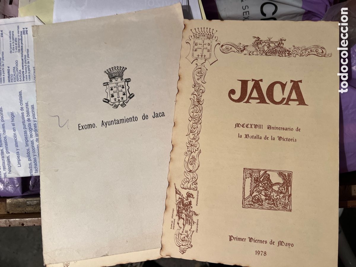 Coleccionismo de carteles: Programa primer viernes de mayo de JACA a&ntilde;o 1978 - Foto 1