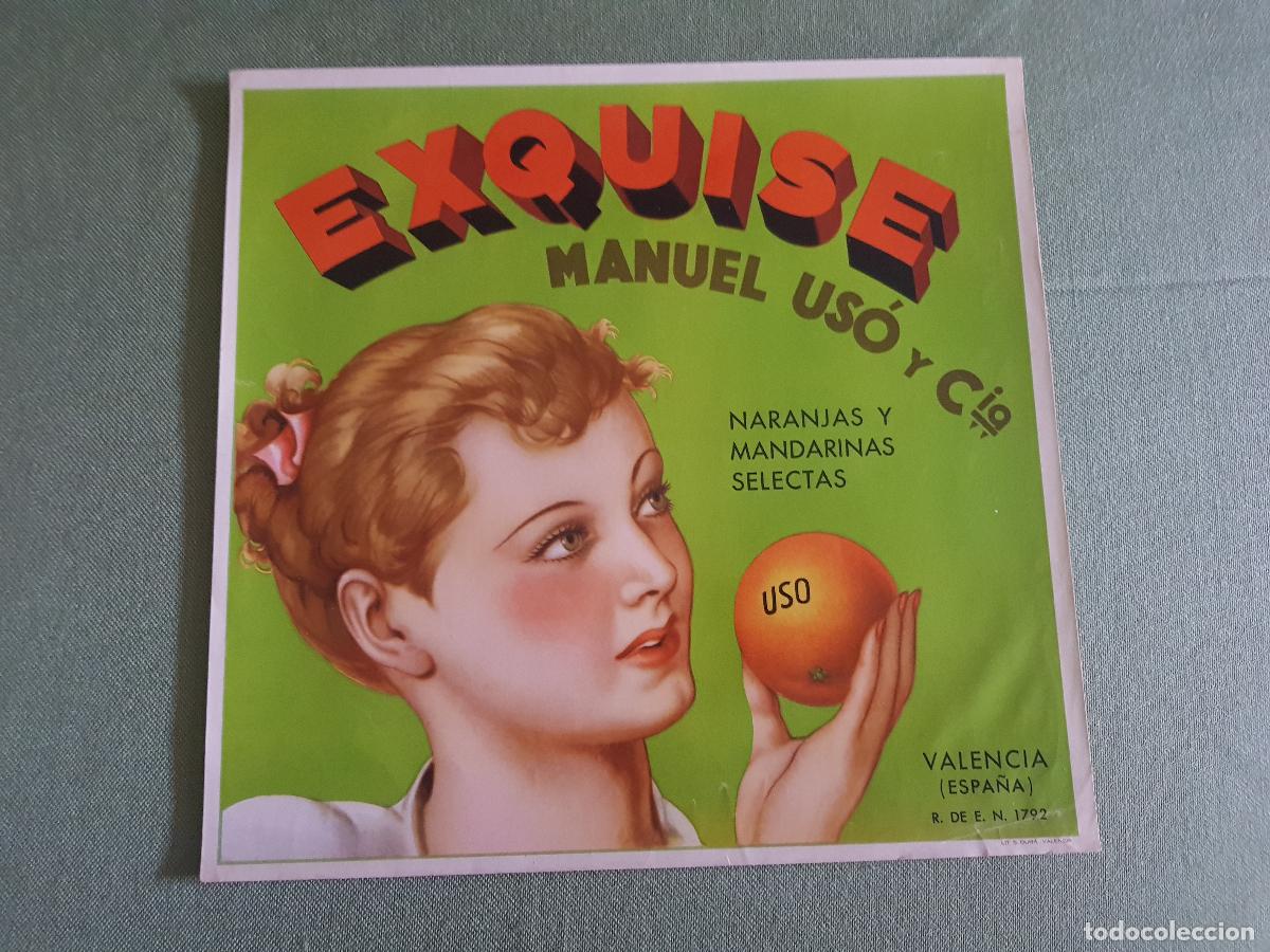 Coleccionismo de carteles: MANUEL USO Y CIA-VALENCIA - Foto 1