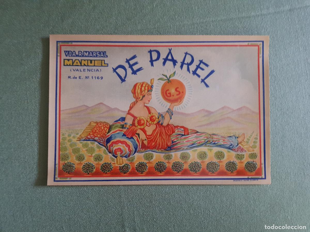 Coleccionismo de carteles: VDA.R.MARSAL -VALENCIA - Foto 1