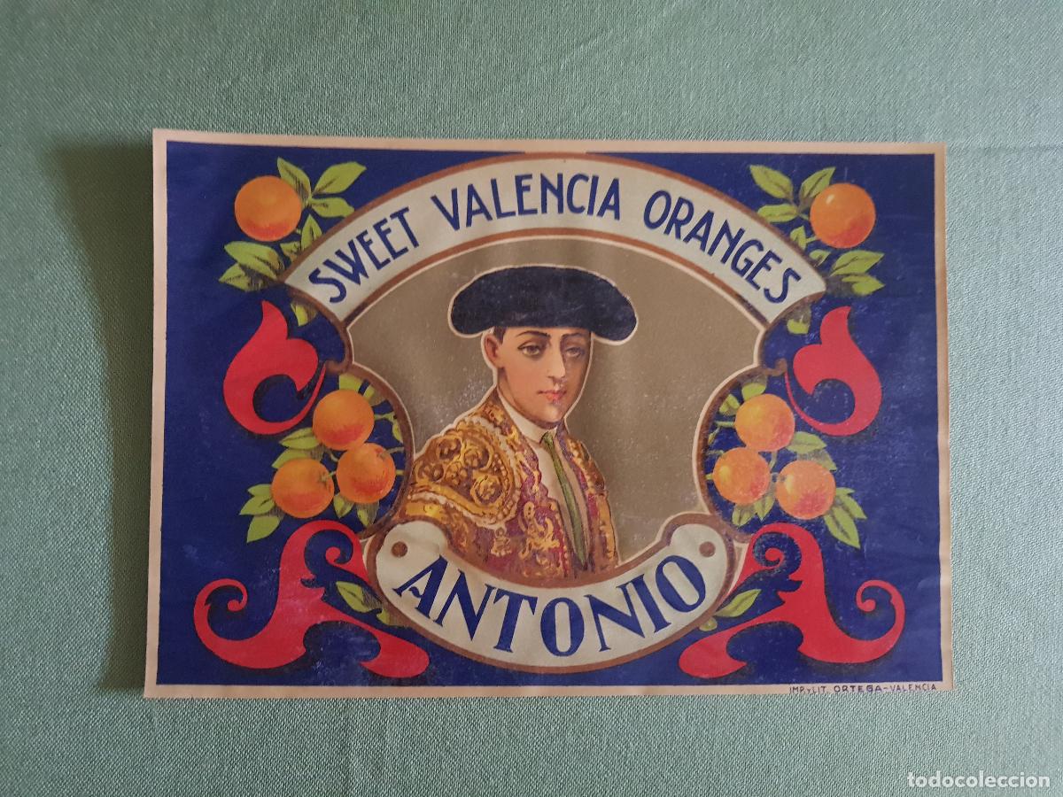 Coleccionismo de carteles: ANTONIO SWEET ORANGES -VALENCIA - Foto 1