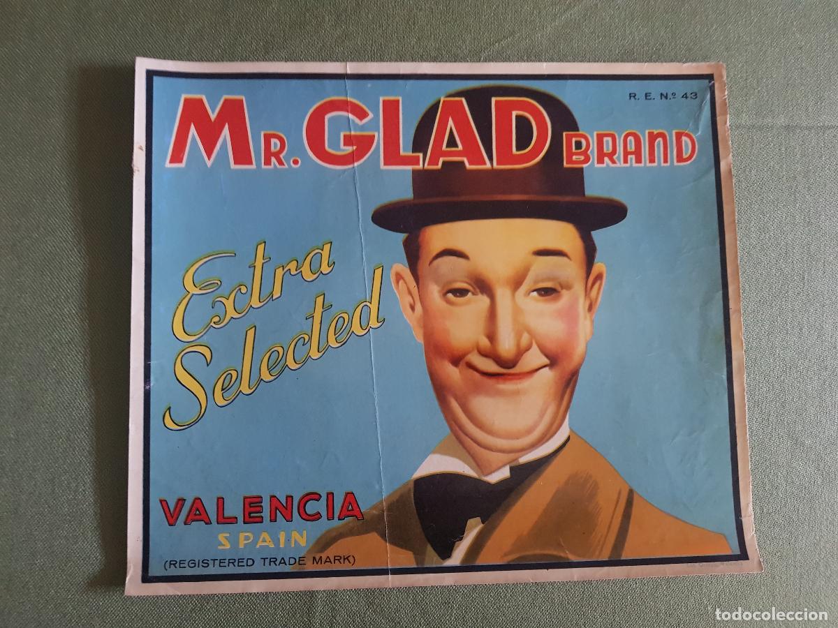 Coleccionismo de carteles: MR.GLAD BRAND-VALENCIA - Foto 1