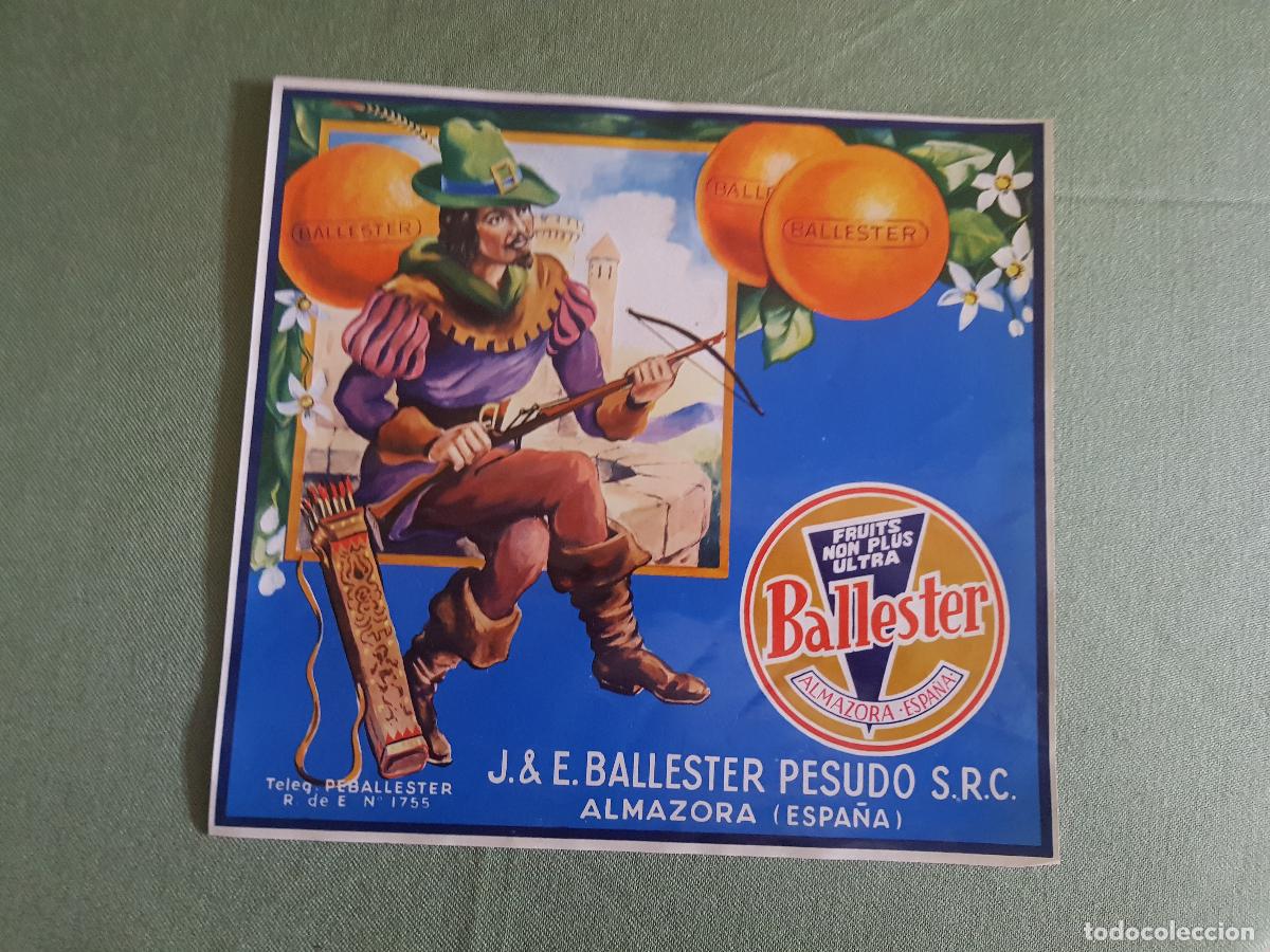 Coleccionismo de carteles: J.E.BALLESTER PESUDO.ALMAZORA-CASTELLON - Foto 1