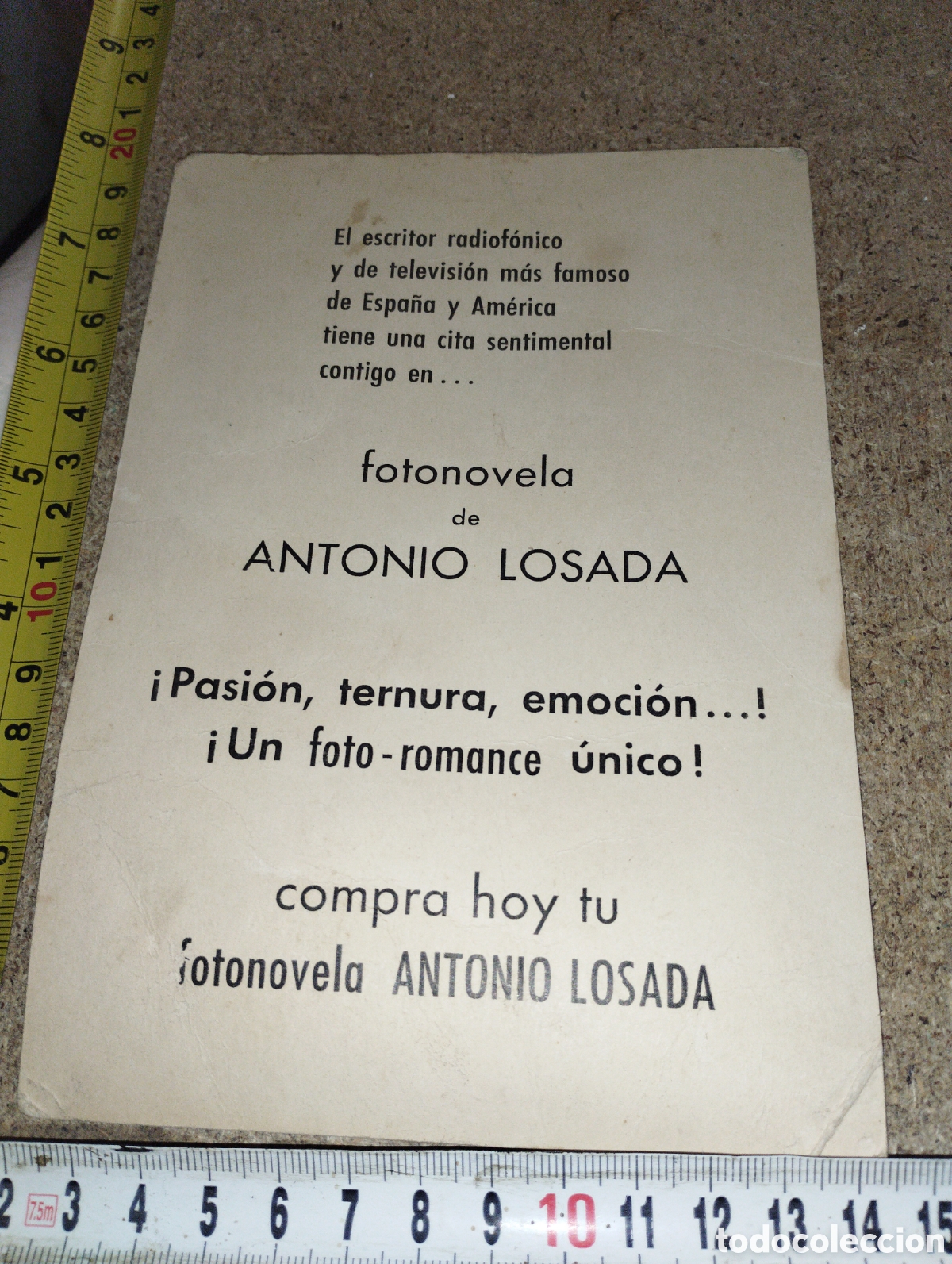Coleccionismo de carteles: Fotonovela de Antonio Losada - Foto 2