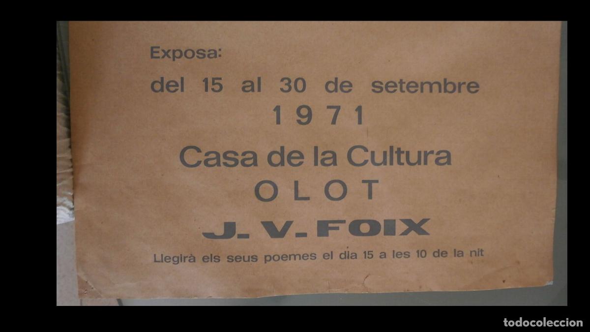 Coleccionismo de carteles: Cartel Joan Pon&ccedil;. Exposa - Foto 2