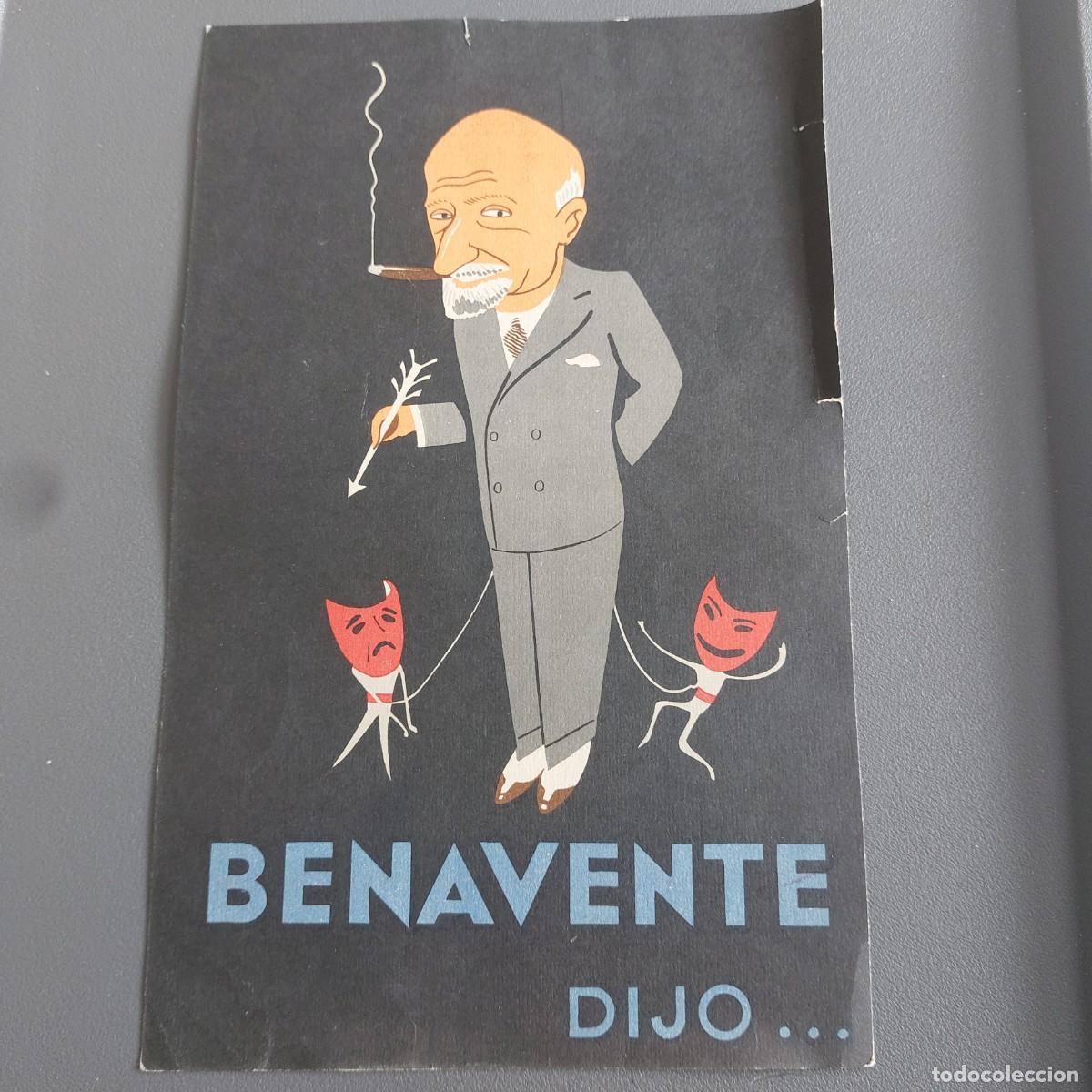 Coleccionismo de carteles: Benavente dijo - La passiflorine - Foto 1