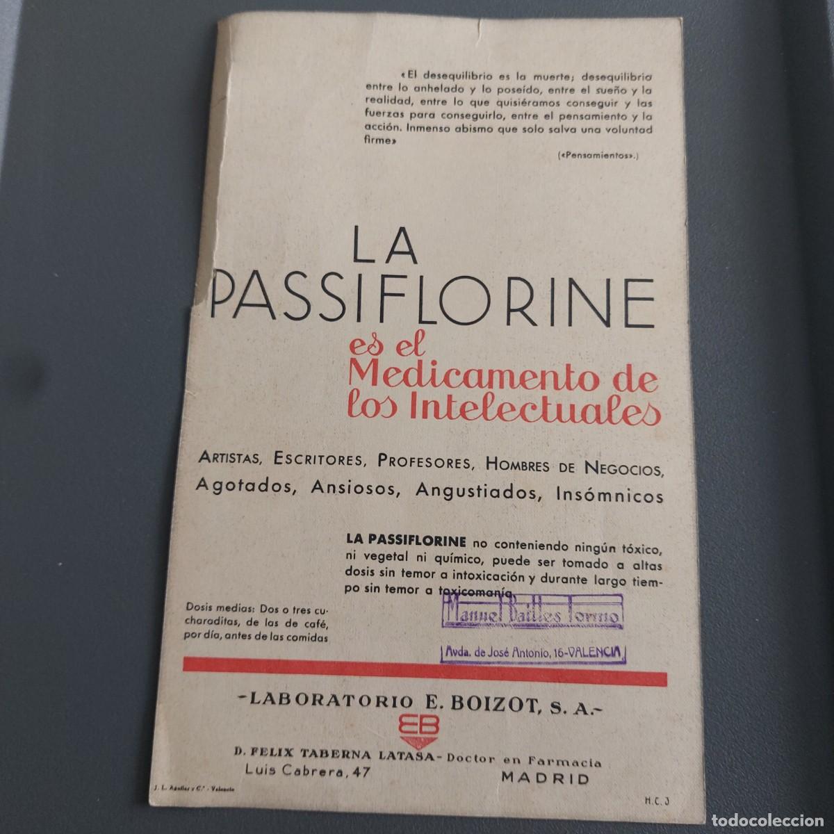 Coleccionismo de carteles: Benavente dijo - La passiflorine - Foto 2
