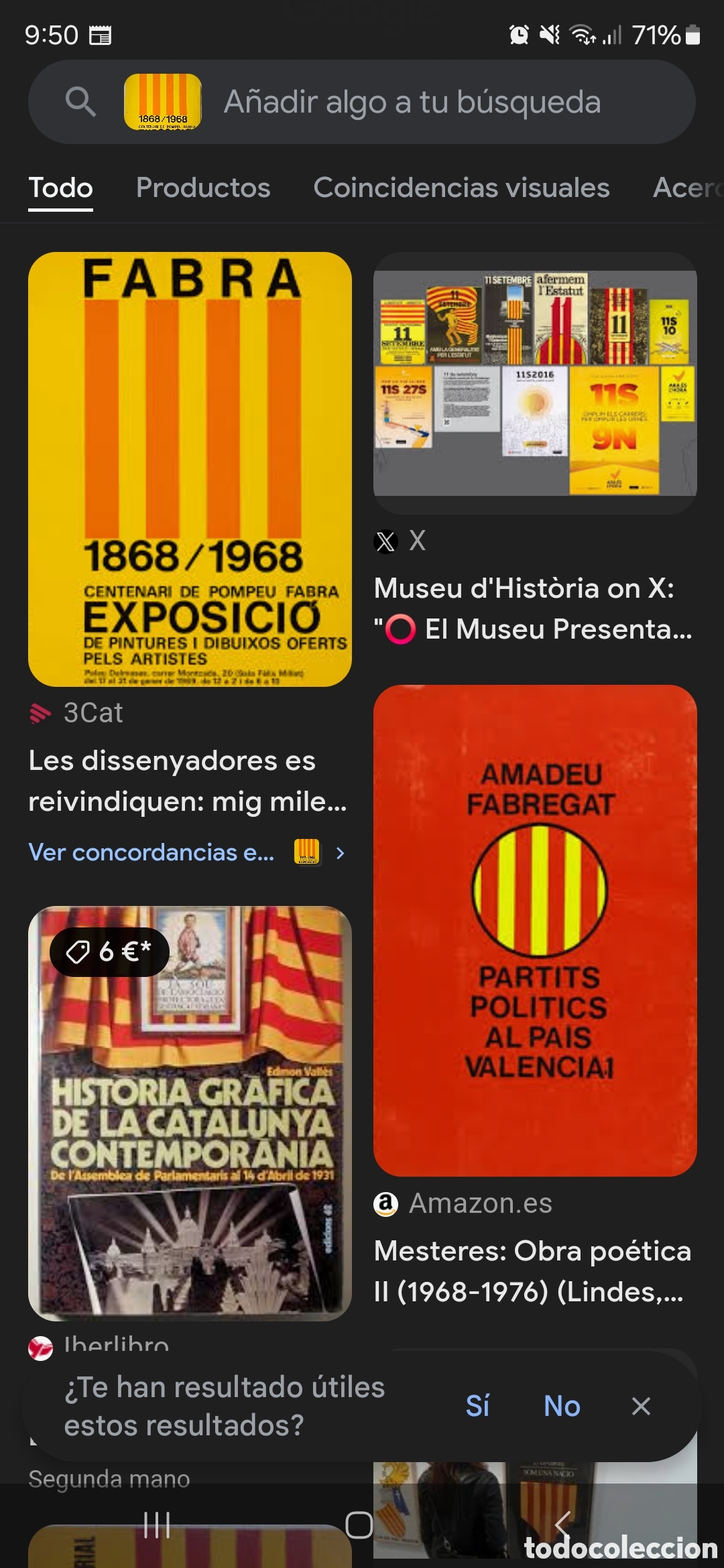 Coleccionismo de carteles: Poster Centenario Pompeu Fabra 1968 - Foto 8