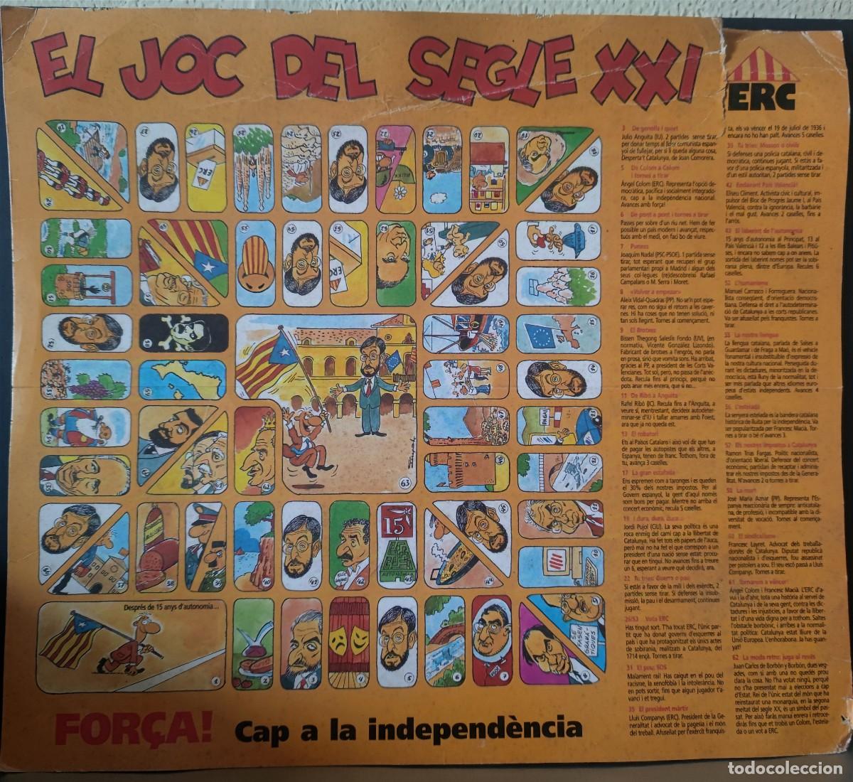 Coleccionismo de carteles: ERC - EL JOC DEL SEGLE XXI - Foto 1