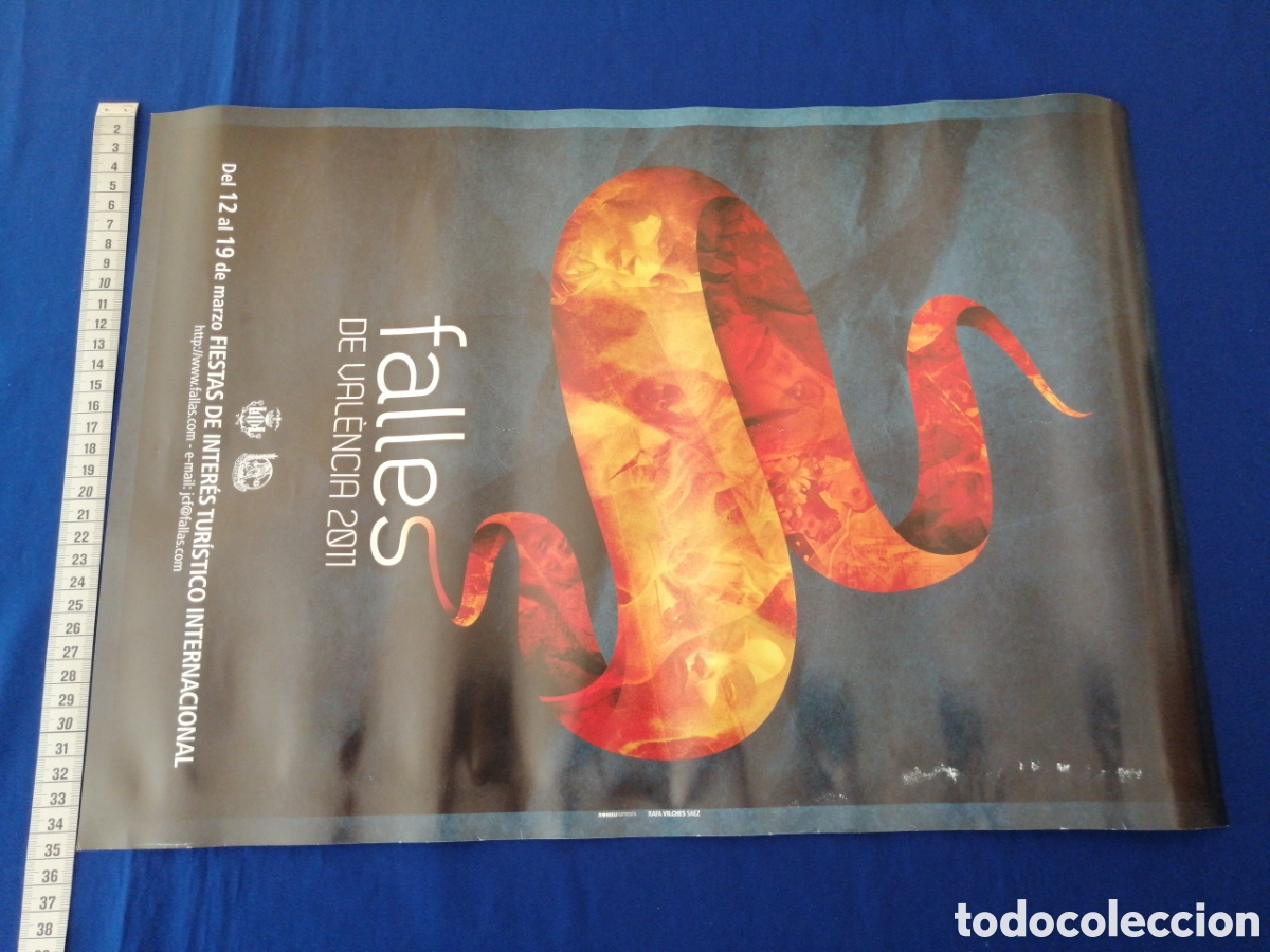 Coleccionismo de carteles: FALLAS DE VALENCIA 2011 CARTEL - Foto 7