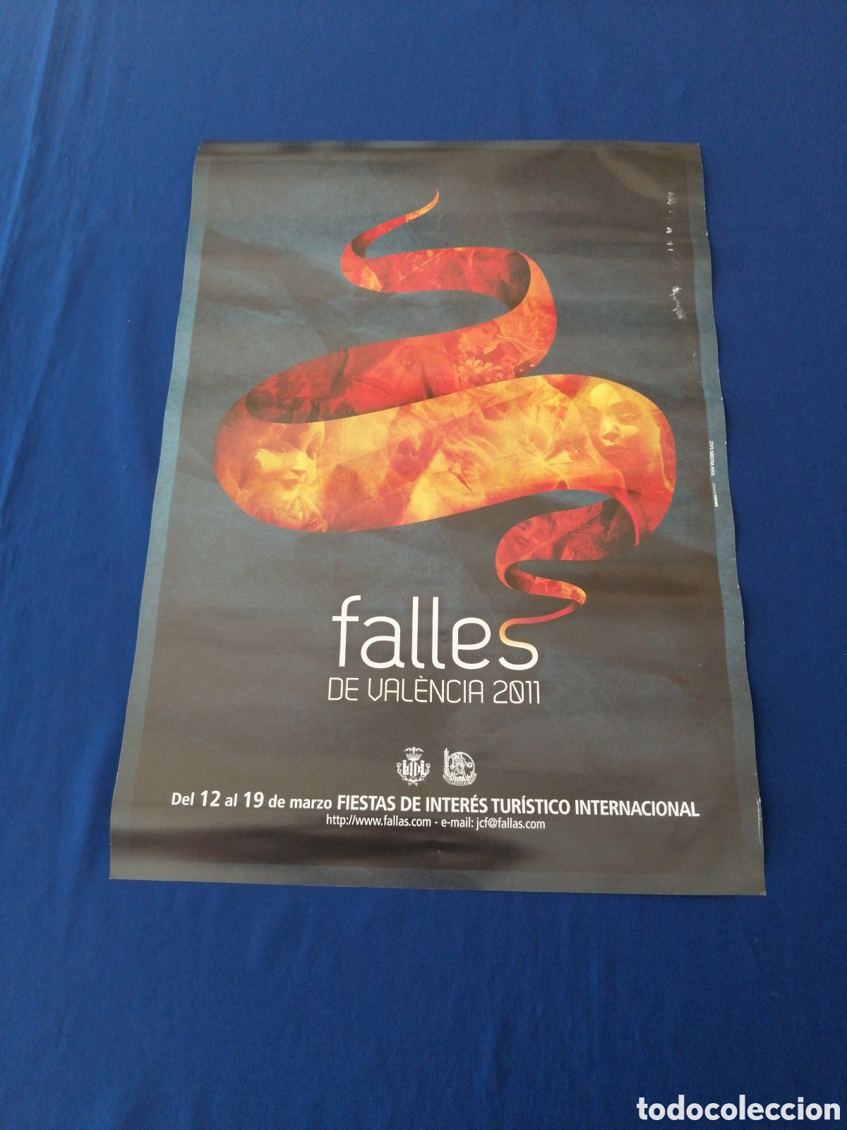Coleccionismo de carteles: FALLAS DE VALENCIA 2011 CARTEL - Foto 1
