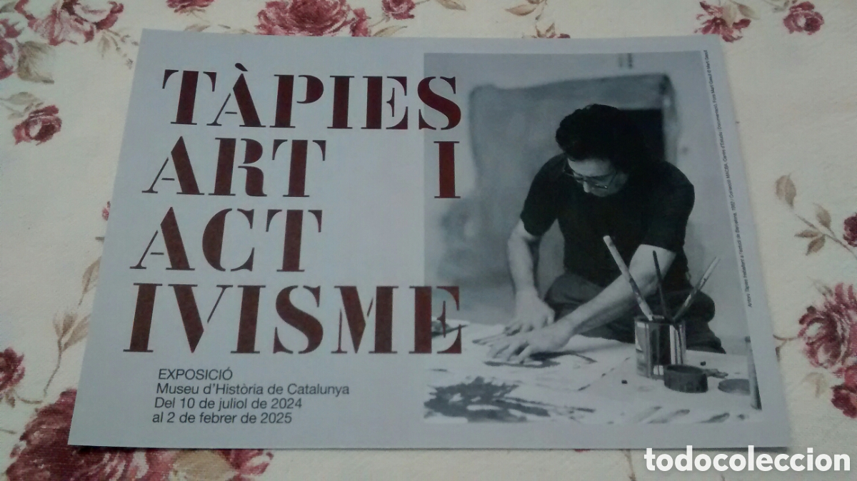 Coleccionismo de carteles: TAPIES ART I ACTIVISME - Foto 1
