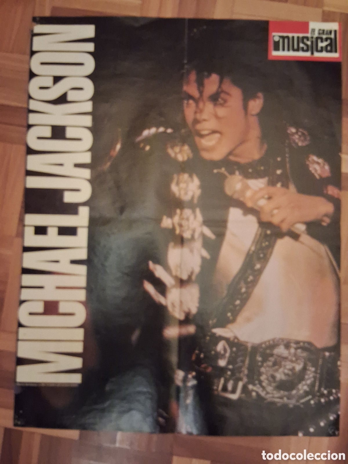 Coleccionismo de carteles: P&oacute;ster el gran musical Mecano / Michael Jackson - Foto 2