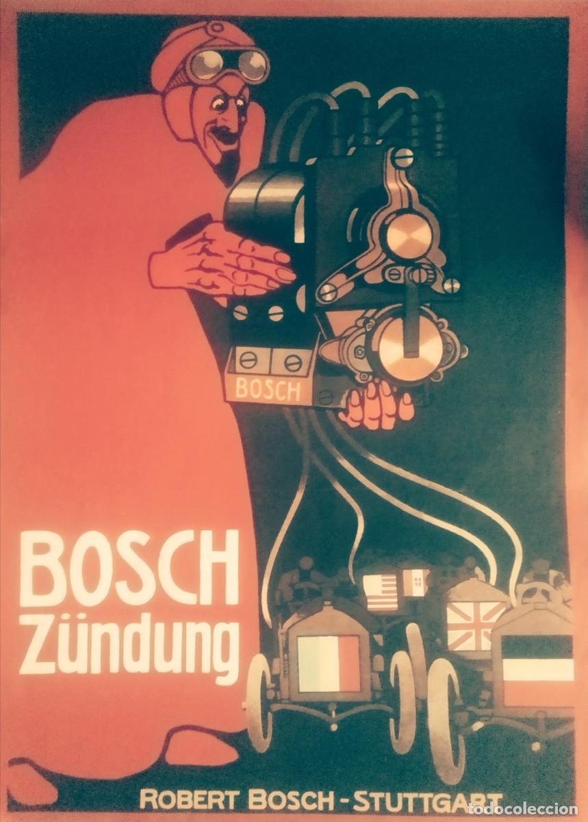Coleccionismo de carteles: Cartel Robert BOSCH 43x30cm. - Foto 2