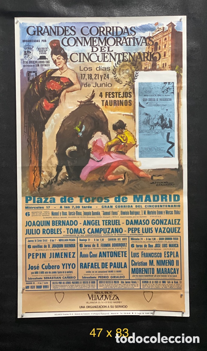 Coleccionismo de carteles: Carteles de toros&hellip;&hellip;.. - Foto 1