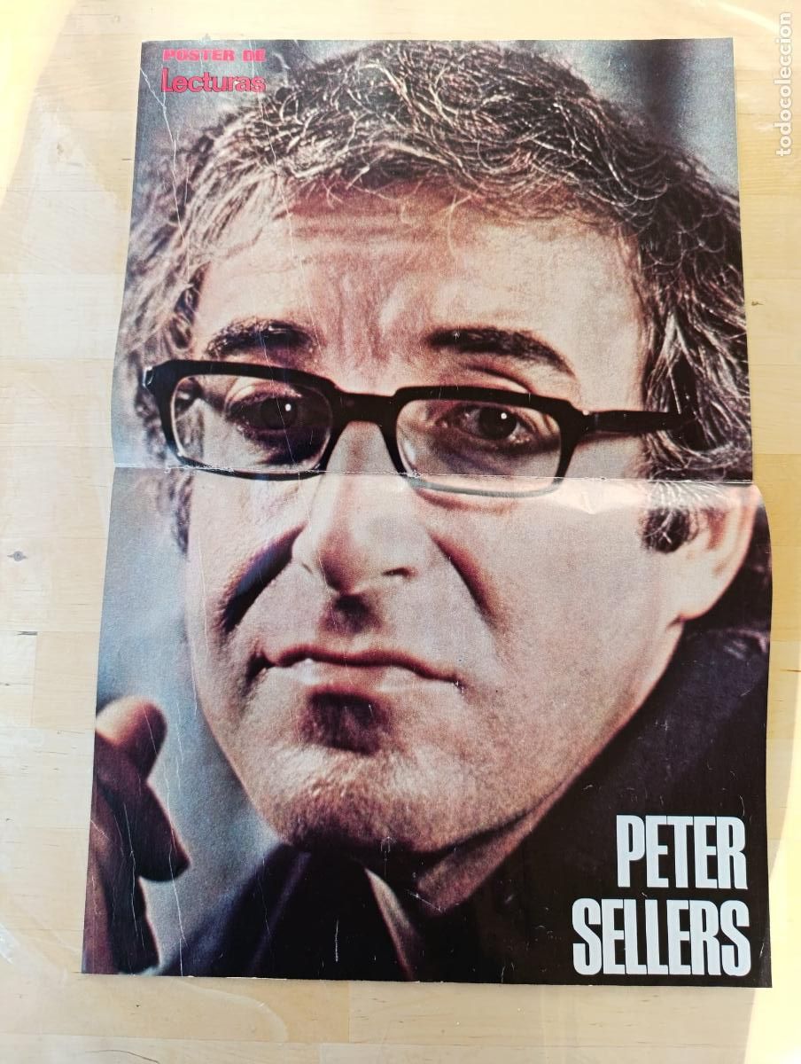 Coleccionismo de carteles: Antiguo poster revista lecturas.PETER SELLERS.
