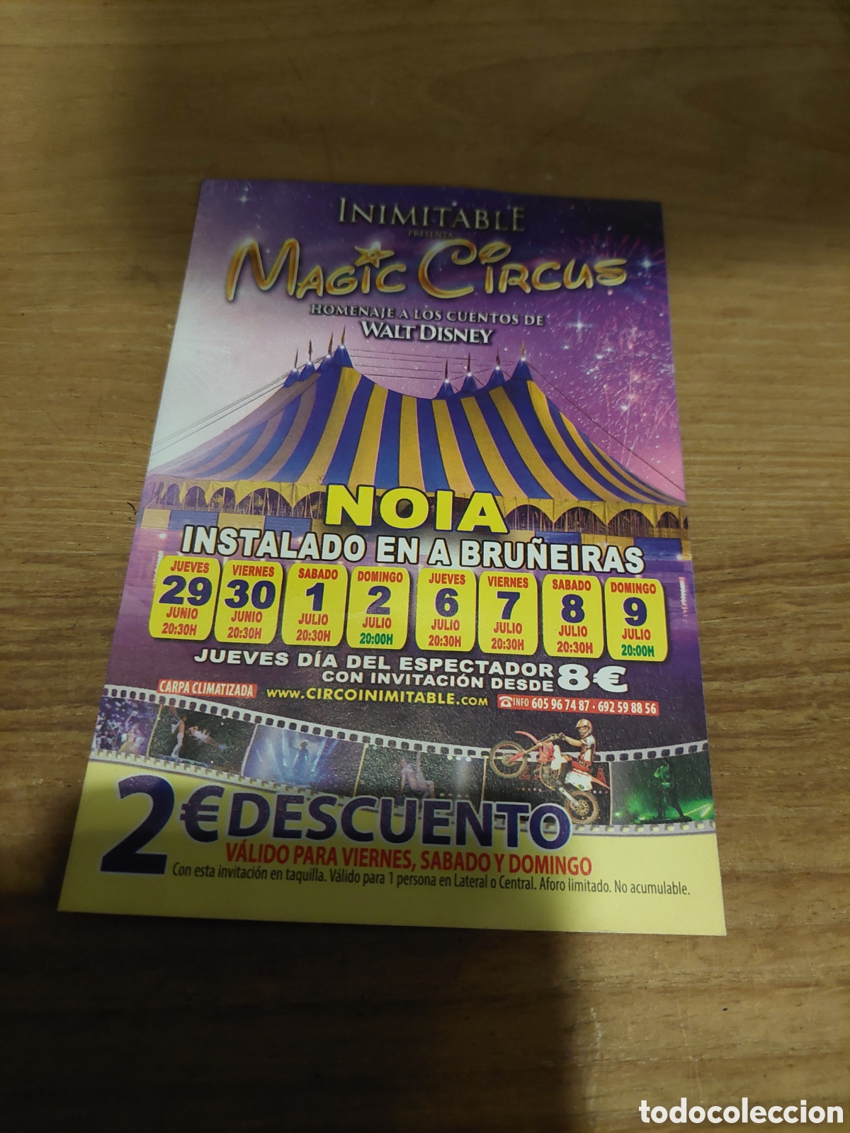 Coleccionismo de carteles: NOYA LA CORU&Ntilde;A CIRCO MAGIC - Foto 1