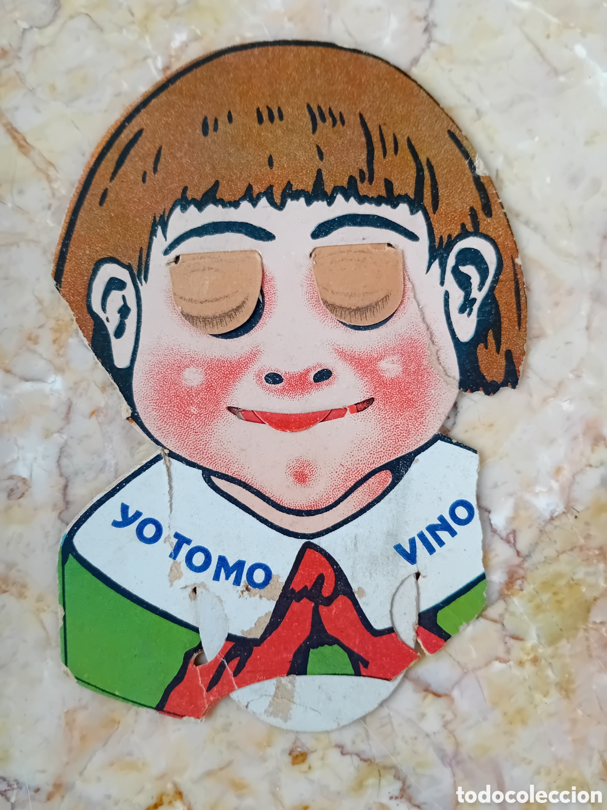 Sammeln von Plakaten: Cartrl troquelado con pesta&ntilde;a vino 4 perlas