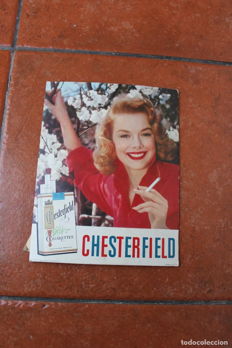 Coleccionismo de carteles: PUBLICIDAD CHESTERFIELD - Foto 1