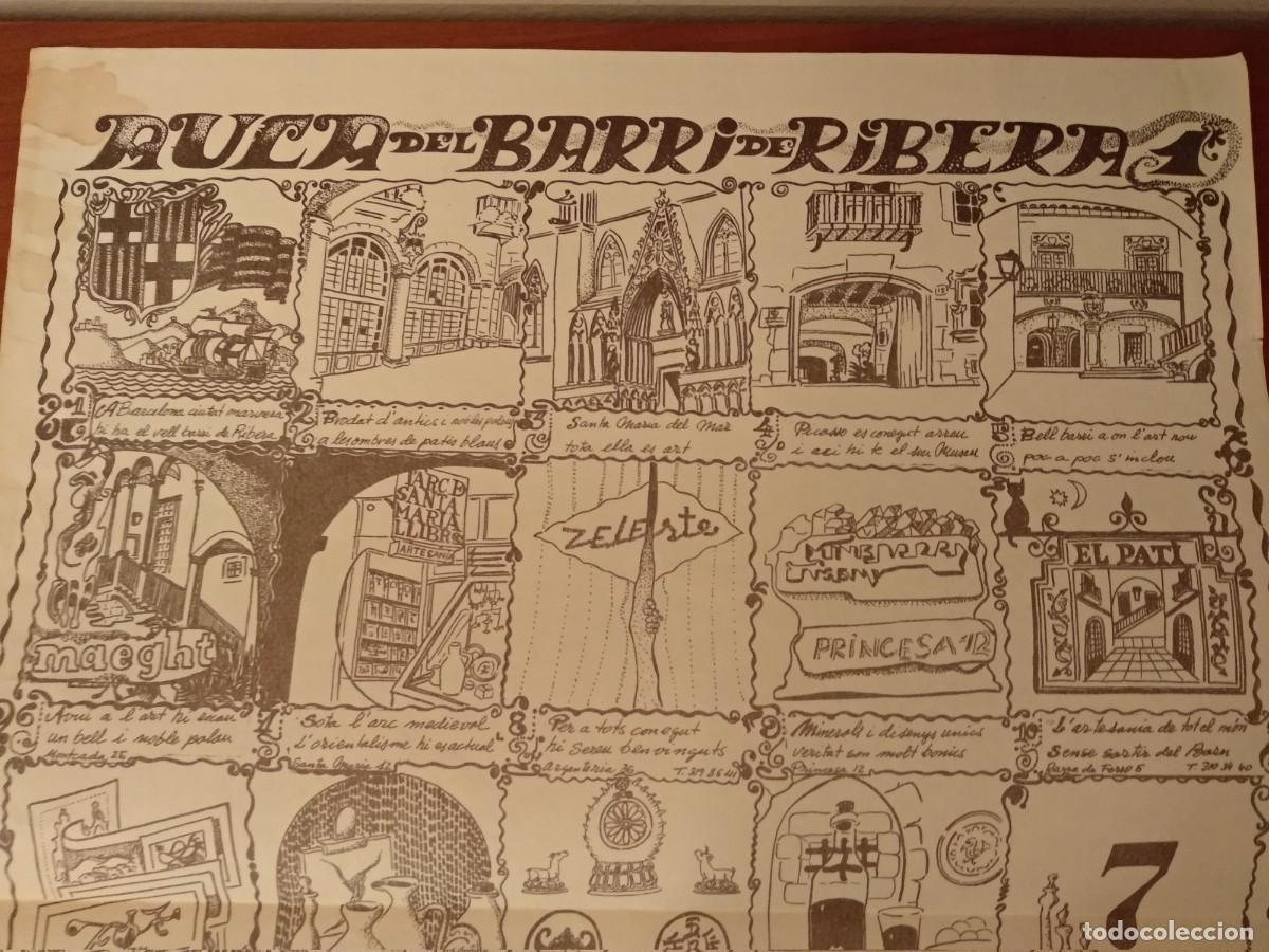 Coleccionismo de carteles: AUCA DEL BARRI DE RIBERA , VISCARRI 76/77 - Foto 2