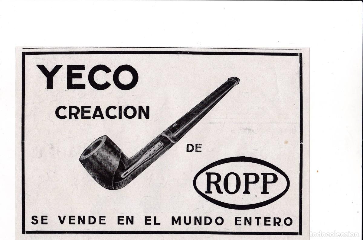 Sammeln von Plakaten: YECO CREACION DE ROPP - PUBLICIDAD ORIGINAL 1929 / LA ESFERA - 14x22 cm.