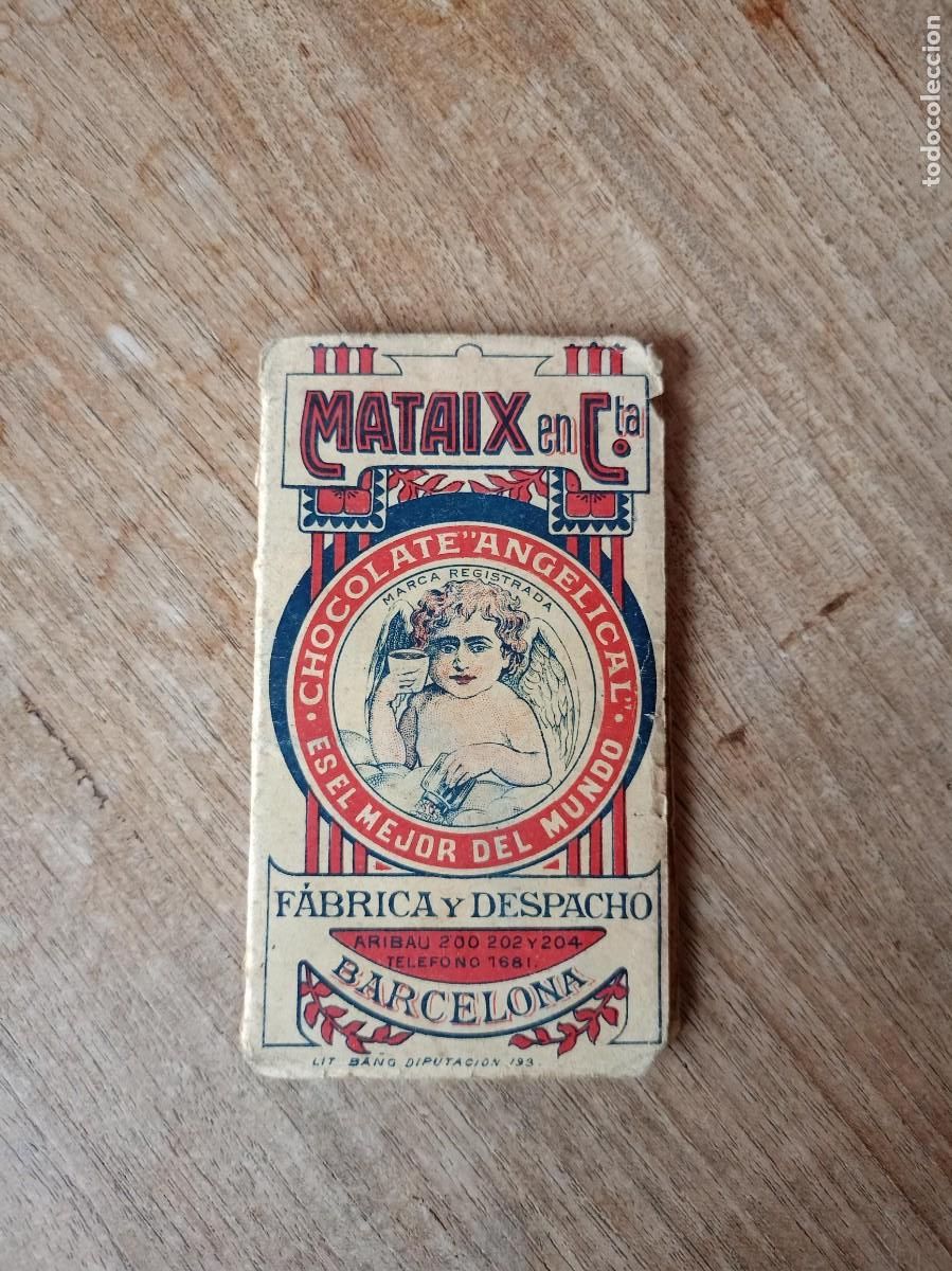 Poster collecting: CHOCOLATE ANGELICAL - DESPLEGABLE TRANVIAS BARCELONA EXPO 1929 - PLANO DELTA DEL LLOBREGAT