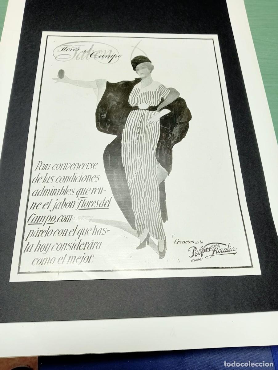 Sammeln von Plakaten: PERFUMERIA FLORALIA - FLORES DEL CAMPO - PUBLICIDAD ORIGINAL 1918 / LA ESFERA - 23x32 cm.