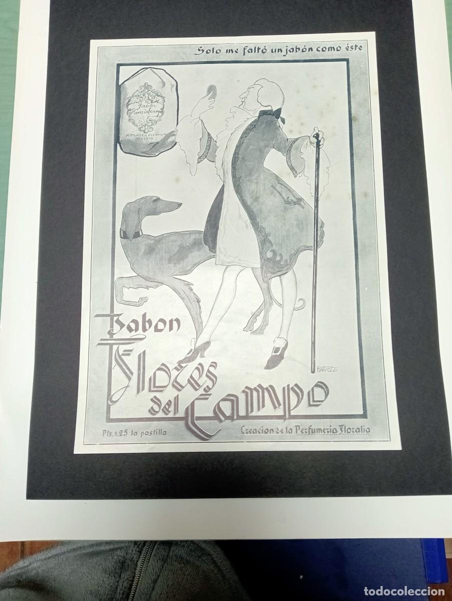 Sammeln von Plakaten: PERFUMERIA FLORALIA - FLORES DEL CAMPO - PUBLICIDAD ORIGINAL 1914 / LA ESFERA - 22x31 cm.
