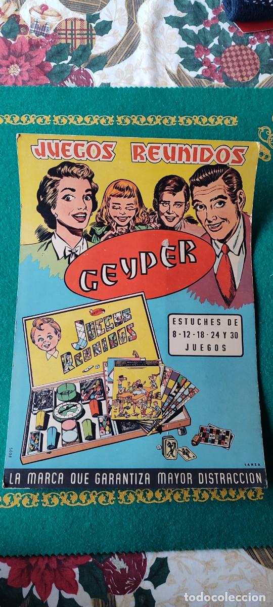 Collectionnisme d'affiches: Cart&oacute;n publicitario antiguo juguetes Geyper publicidad