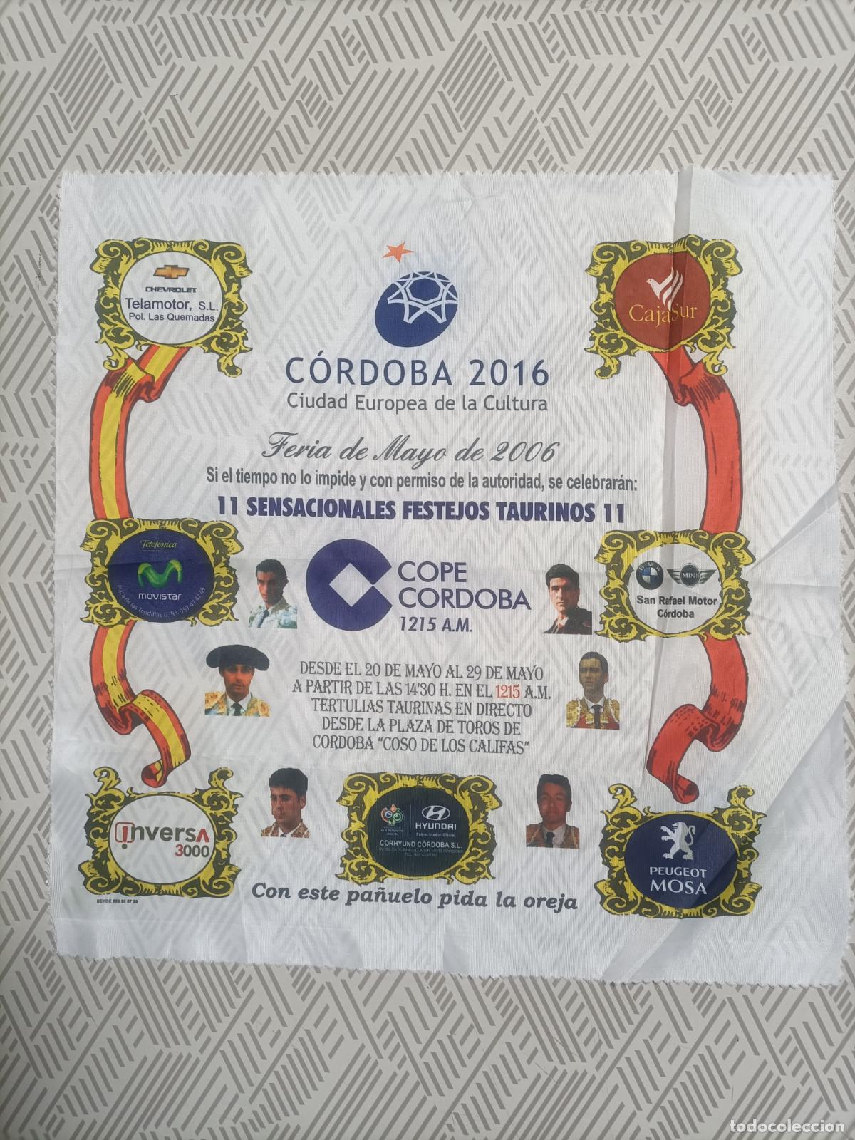Collectionnisme d'affiches: Pa&ntilde;oleta cartel plaza de toros de Cordoba 2016