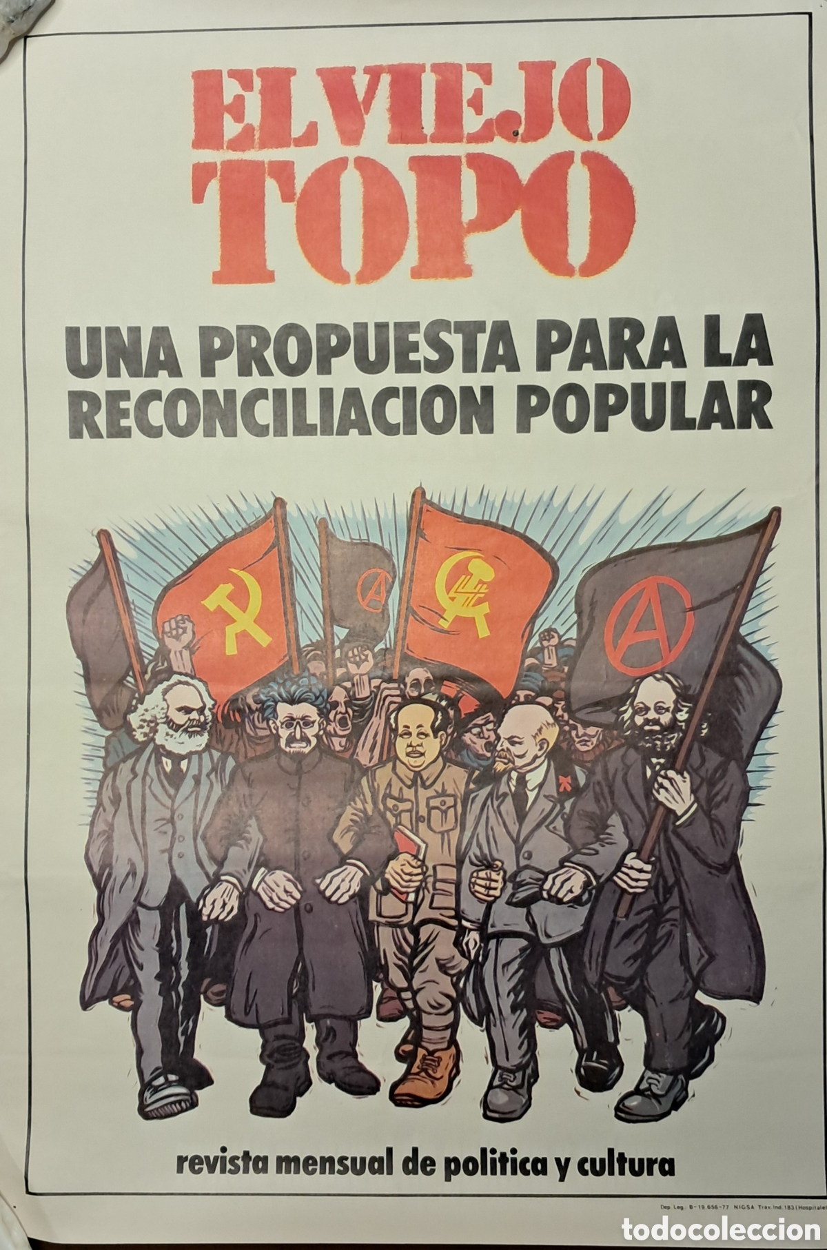 Sammeln von Plakaten: Poster revista El Viejo Topo