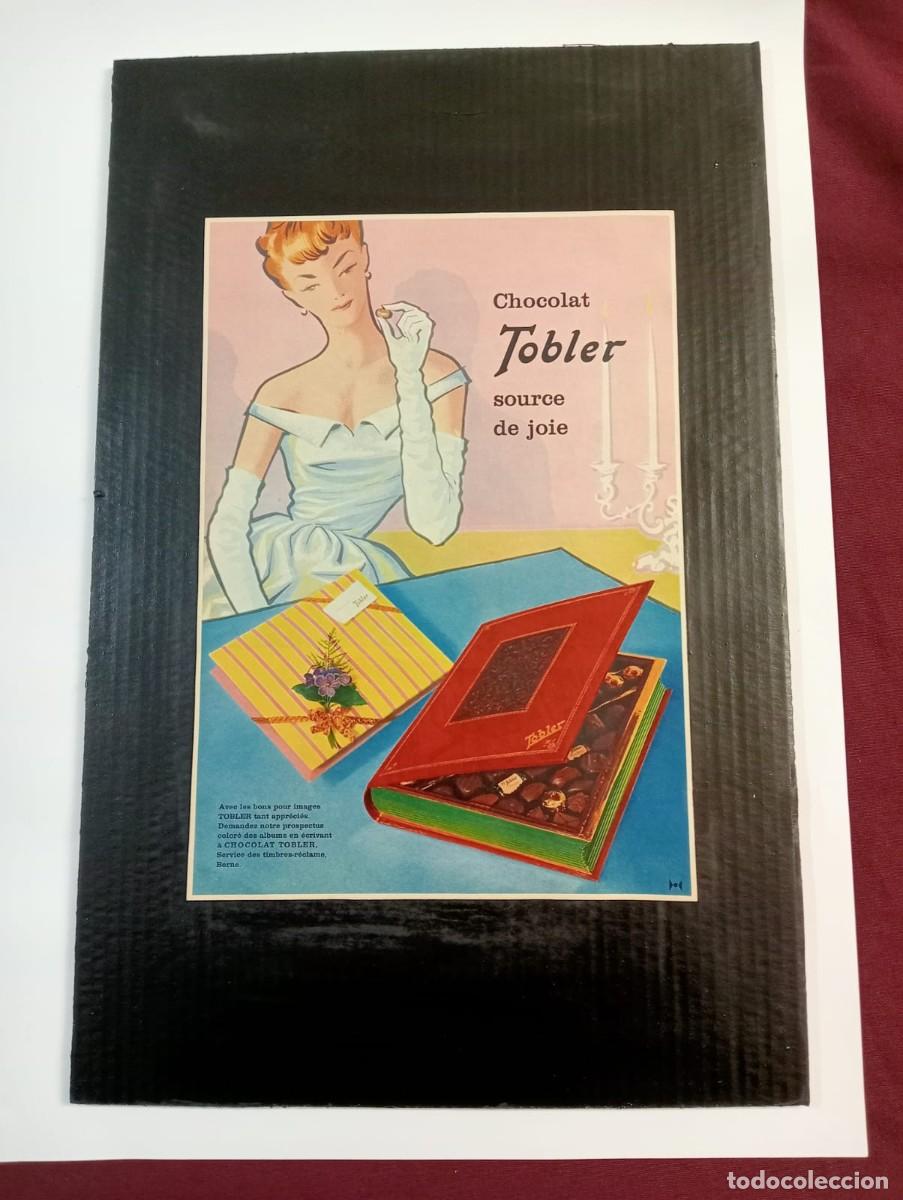Poster collecting: CHOCOLAT TOBLER- L&acute;ILLUSTR&Eacute; 1956 - ART&Iacute;CULO ORIGINAL / 34 x 24 Cm.