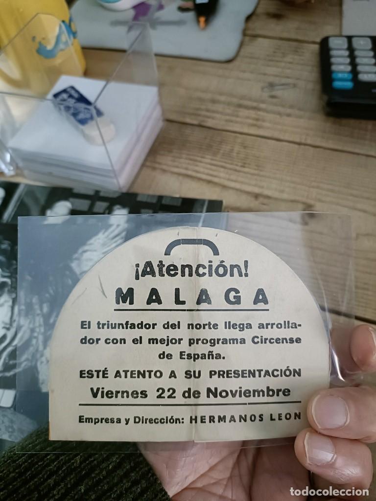 Coleccionismo de carteles: CIRCO DIAMANTE EN M&Aacute;LAGA - Foto 2