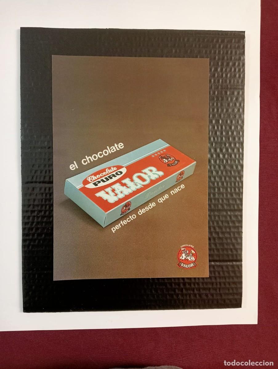 Collectionnisme d'affiches: CHOCOLATE PURO VALOR - VILLAJOYOSA - PUBLICIDAD ORIGINAL 1975 / 29 x 21 Cm. ANUARIO