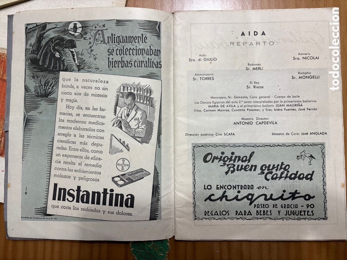 Coleccionismo de carteles: Programas de Gran teatro del Liceo - Foto 4