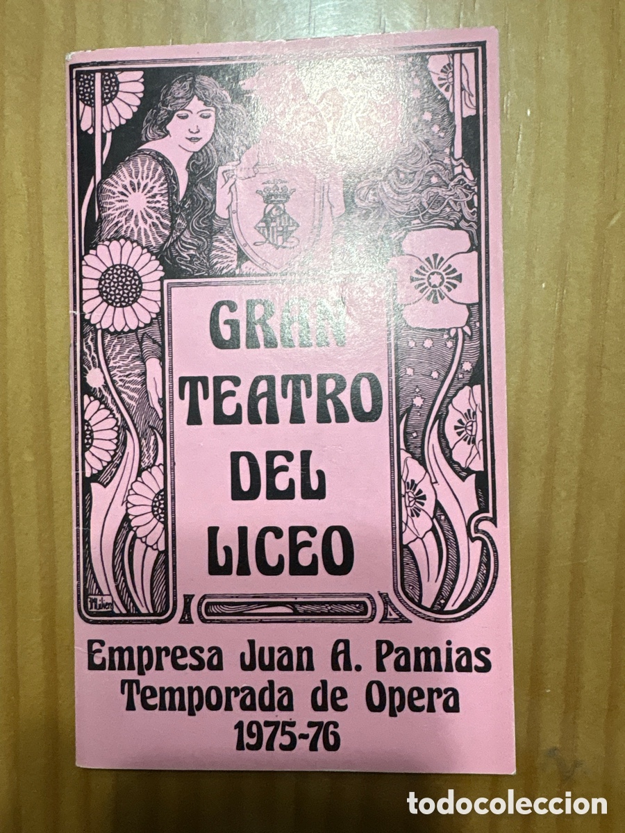 Coleccionismo de carteles: Programas de Gran teatro del Liceo - Foto 11
