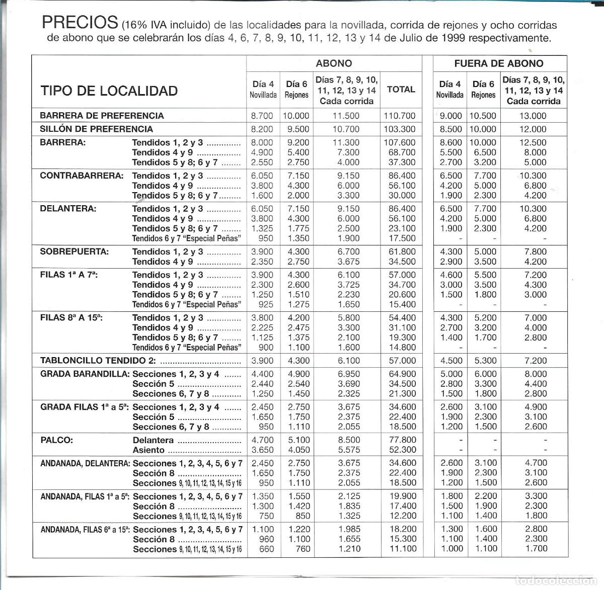 Coleccionismo de carteles: FERIA DEL TORO PAMPLONA - PROGRAMA OFICIAL - Foto 4