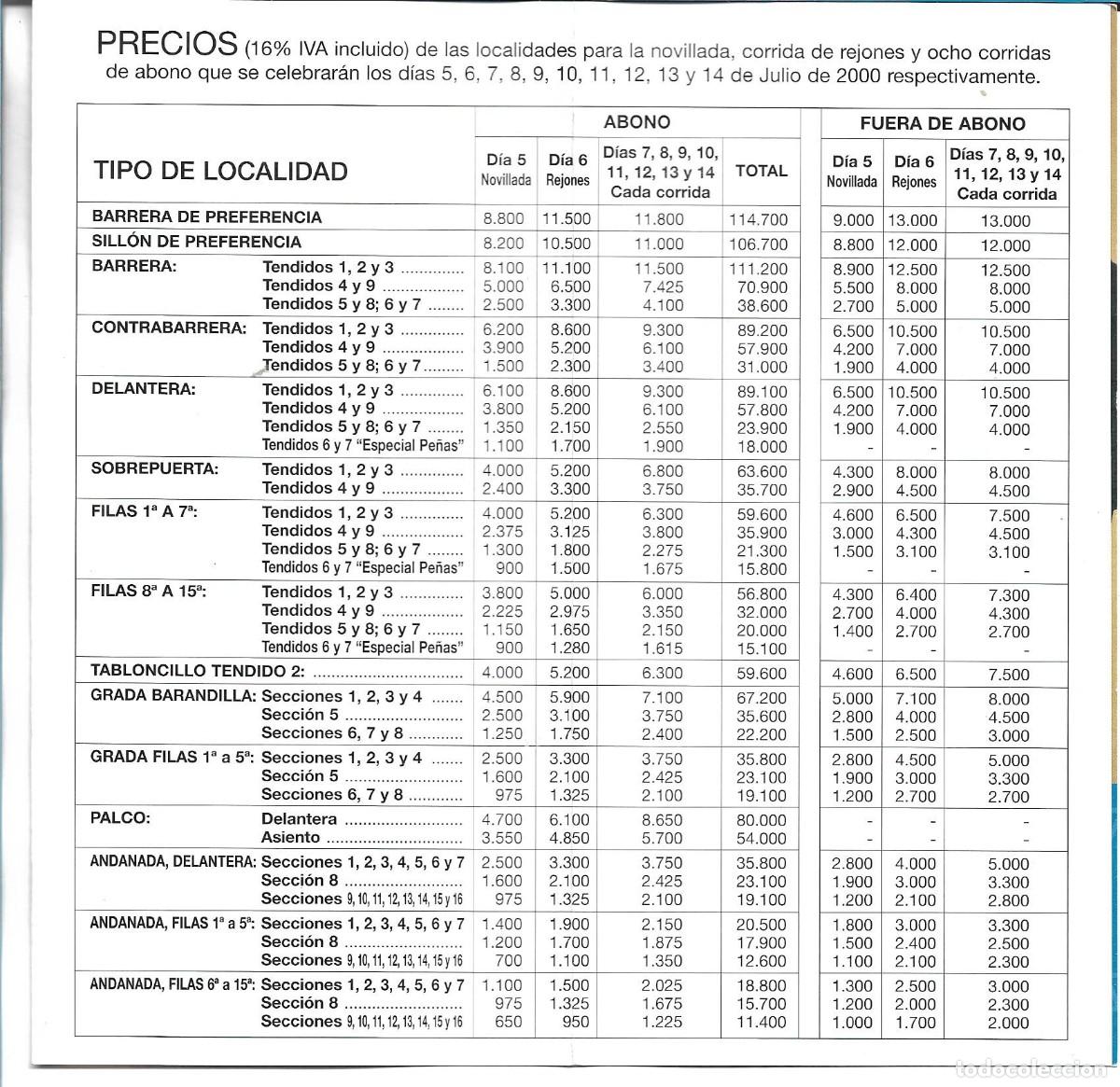 Coleccionismo de carteles: FERIA DEL TORO PAMPLONA - PROGRAMA OFICIAL - Foto 4