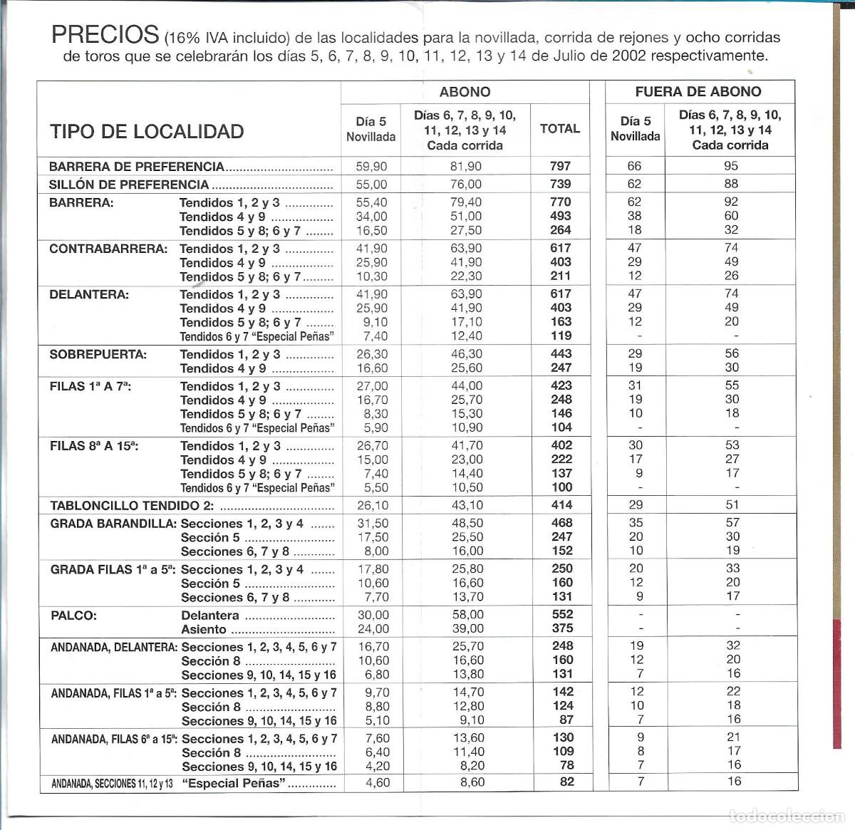 Coleccionismo de carteles: FERIA DEL TORO PAMPLONA - PROGRAMA OFICIAL - Foto 4