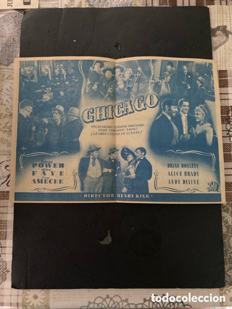 Coleccionismo de carteles: Programaci&oacute;n de Cine Chicago - Foto 2