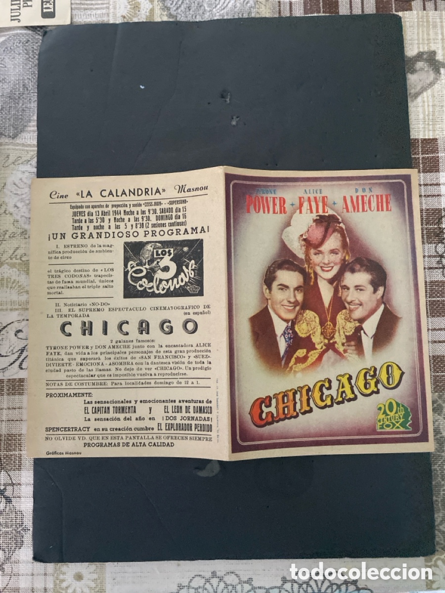 Coleccionismo de carteles: Programaci&oacute;n de Cine Chicago - Foto 1
