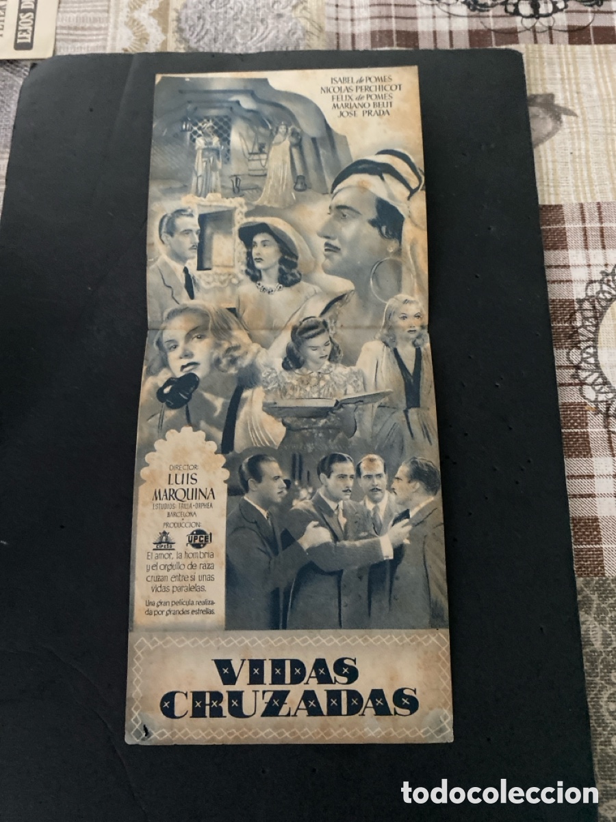 Coleccionismo de carteles: Programaci&oacute;n de Cine Vidas cruzabas - Foto 2